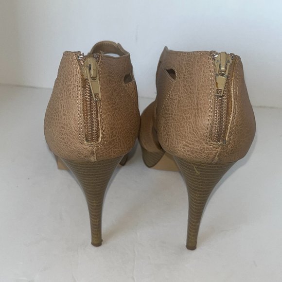 PURE ALFRED SUNG | Women's Stiletto Heels Tan Size 10 - Picture 4 of 8